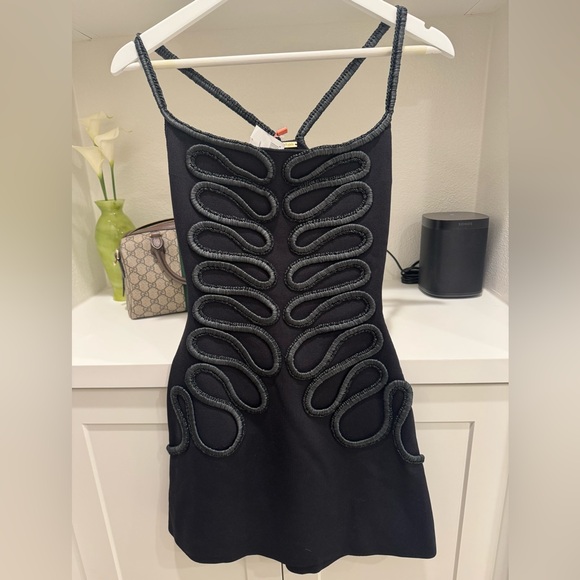 Cult Gaia Black Aimee mini dress - Picture 2 of 6